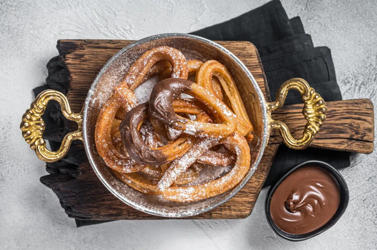 Churros con Chocolate